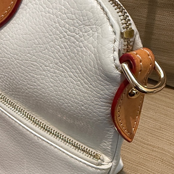 Dooney & Bourke White and Brown Satchel - Picture 5 of 12